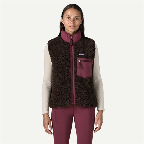 Patagonia Womens Classic Retro-X Vest - Den Brown
